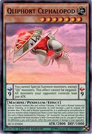 Qliphort Cephalopod [SECE-ENS04] Super Rare