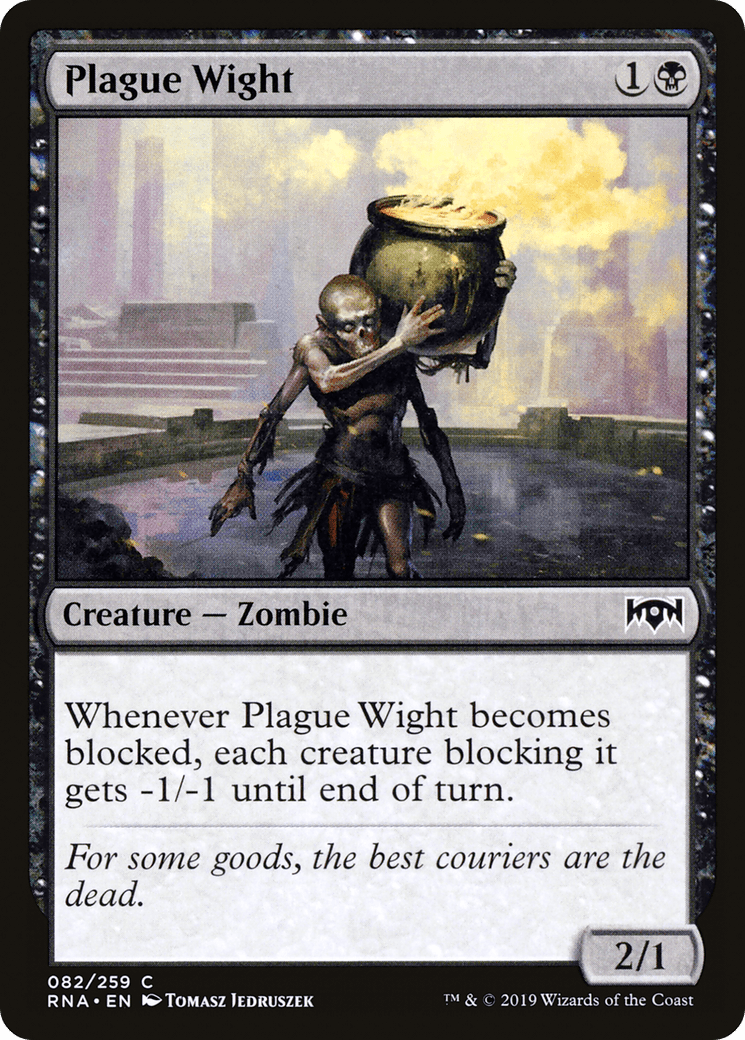 Plague Wight [Ravnica Allegiance] Foil