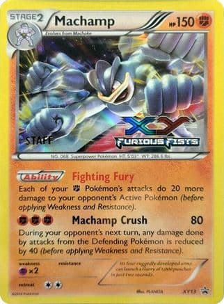 Machamp XY13 (Prerelease) [Staff] XY13- XY Promos Holofoil