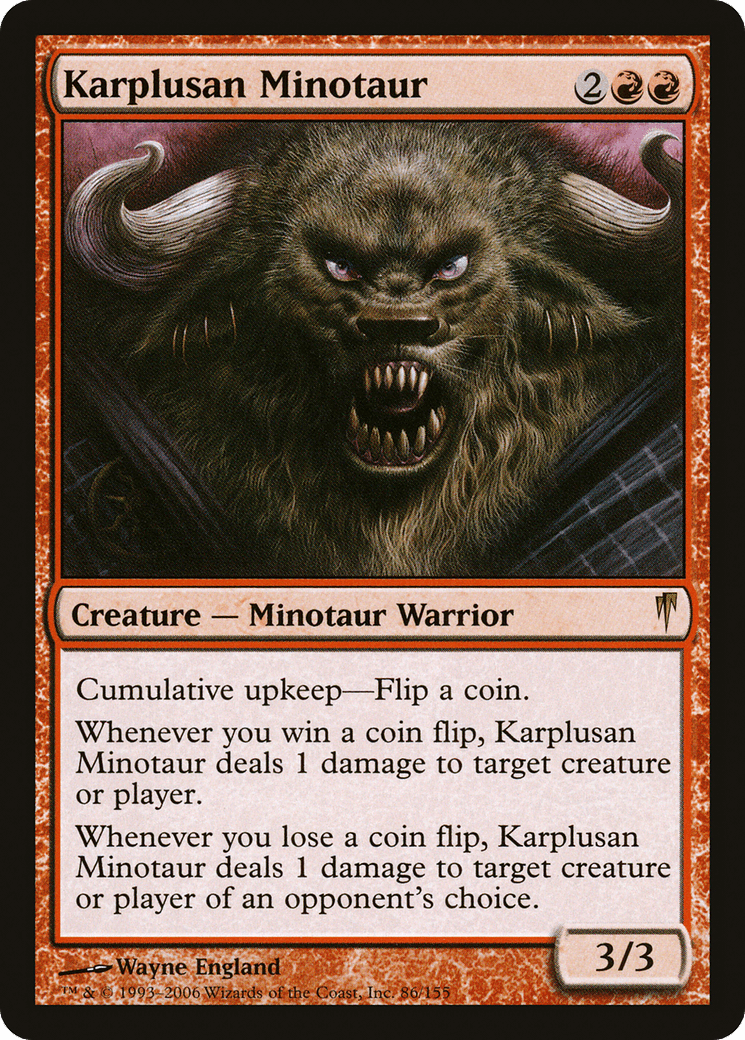 Karplusan Minotaur [Coldsnap] Foil