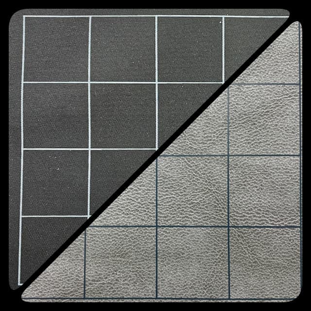Chessex | Reversible 1" Megamat | Black-Grey Squares (88x 122cm) (CHX 97480)