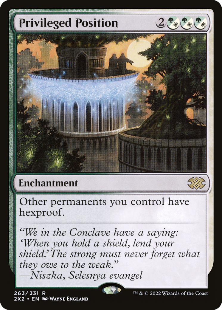 Privileged Position [Double Masters 2022] Foil