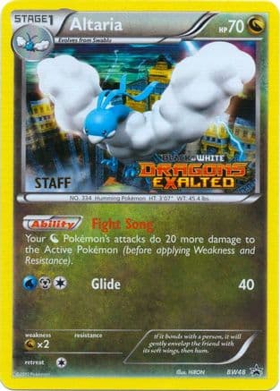 Altaria BW48 (Prerelease) [Staff] BW48- Black and White Promos Holofoil
