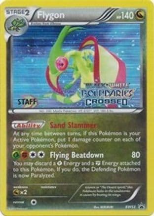 Flygon BW53 (Prerelease) [Staff] BW53- Black and White Promos Holofoil