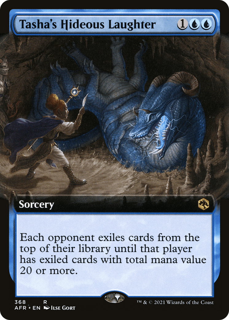 Tasha's Hideous Laughter (Extended Art) [Dungeons & Dragons: Adventures in the Forgotten Realms] Foil