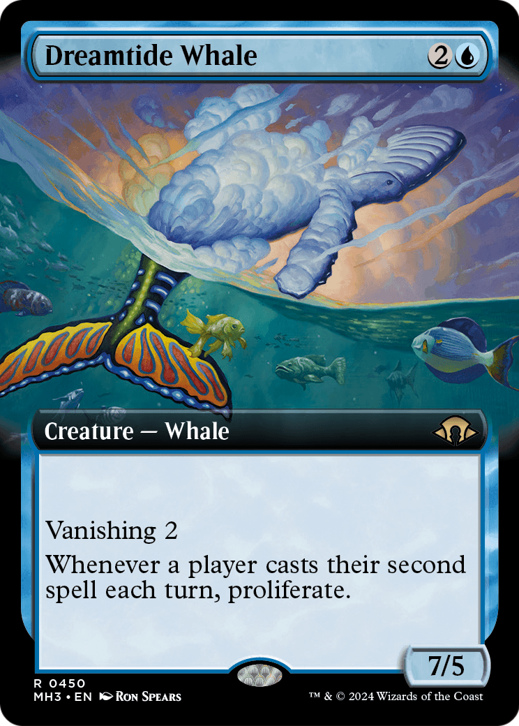 Dreamtide Whale (Extended Art) [Modern Horizons 3] Foil