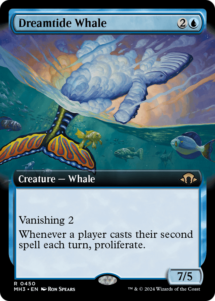 Dreamtide Whale (Extended Art) [Modern Horizons 3] Foil