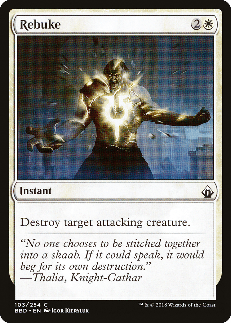 Rebuke [Battlebond] Foil