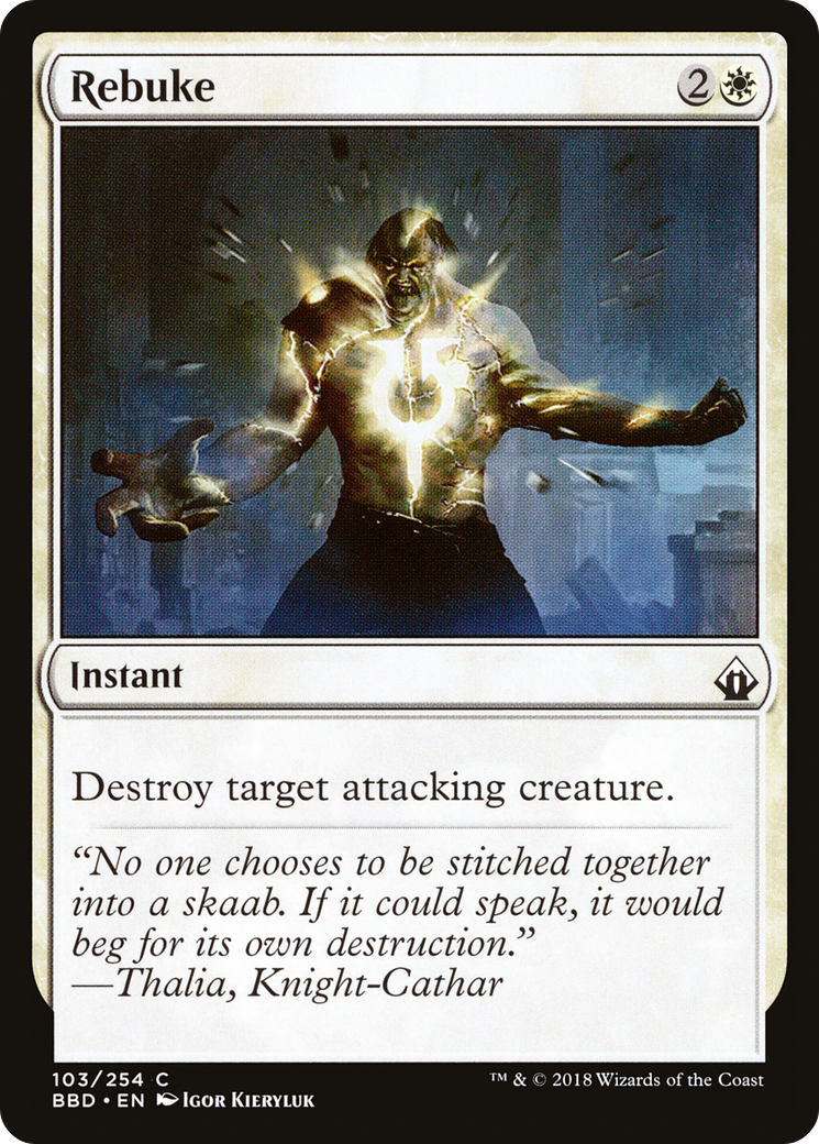 Rebuke [Battlebond] Foil