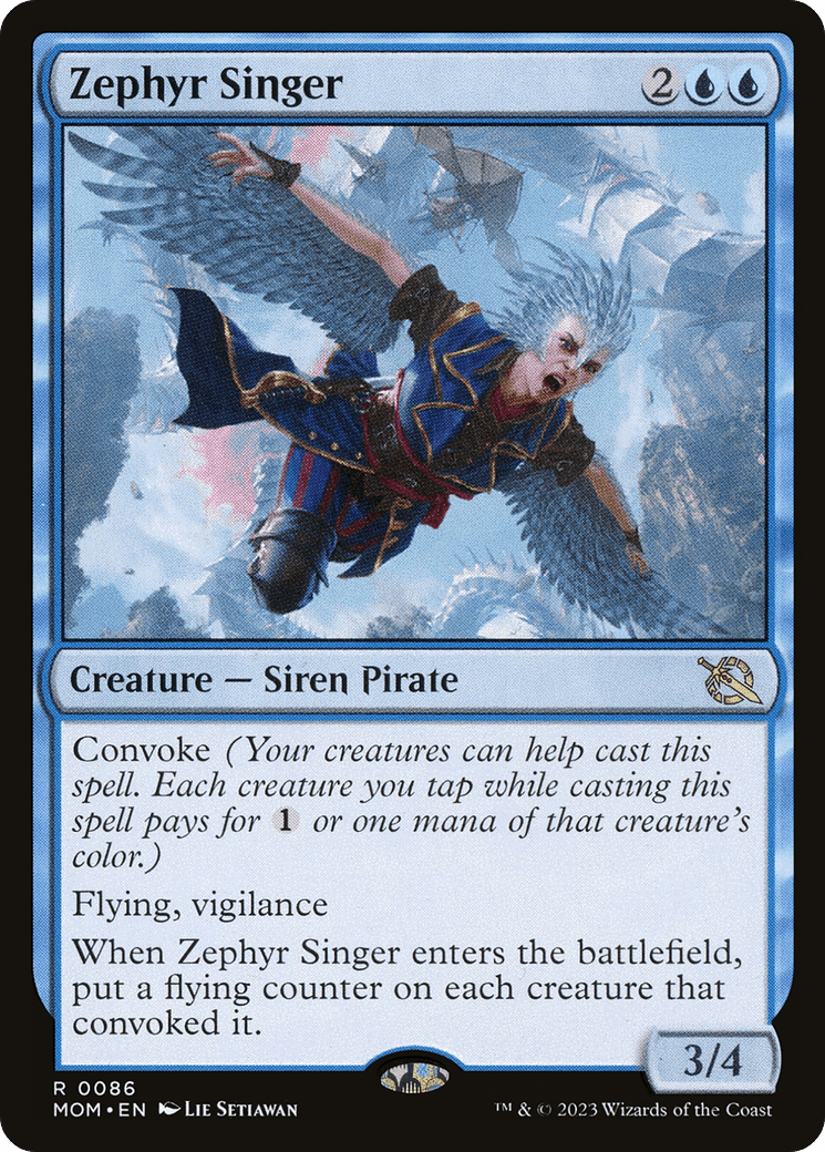 Zephyr Singer [March of the Machine] Foil