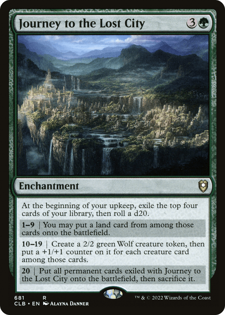 Journey to the Lost City [Commander Legends: Battle for Baldur's Gate]