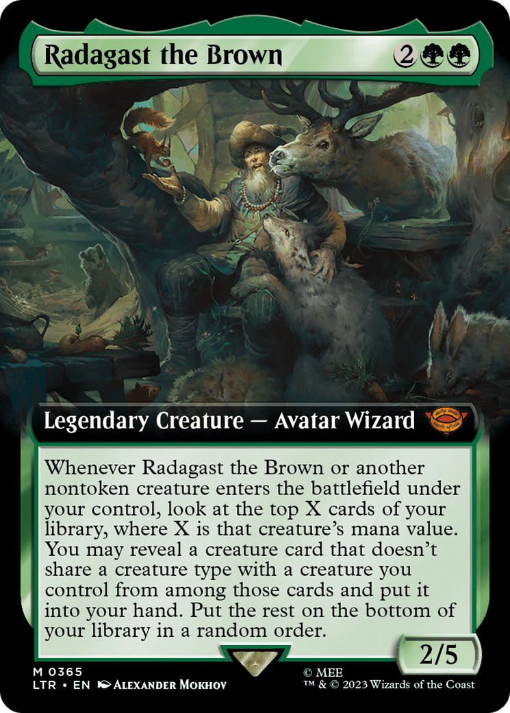 Radagast the Brown (Extended Art) [The Lord of the Rings: Tales of Middle-Earth] Foil