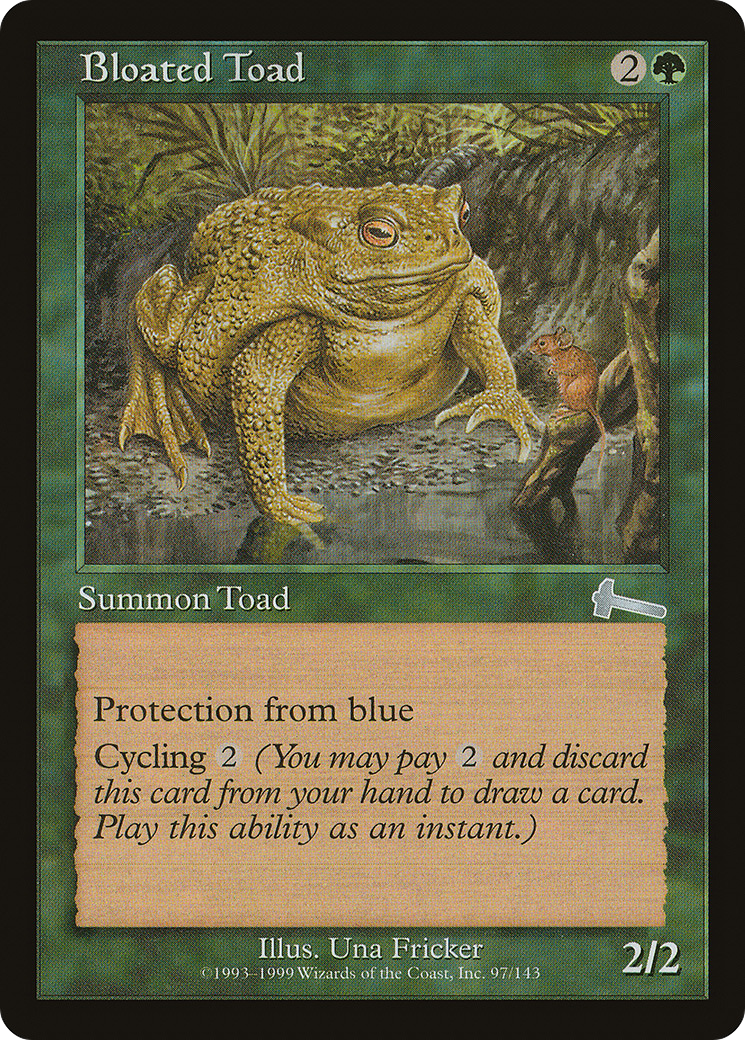Bloated Toad [Urza's Legacy] Foil