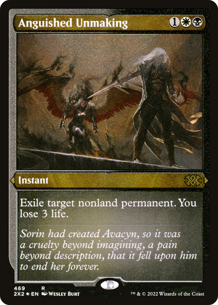Anguished Unmaking (Foil Etched) |  Foil (469) [Double Masters 2022]