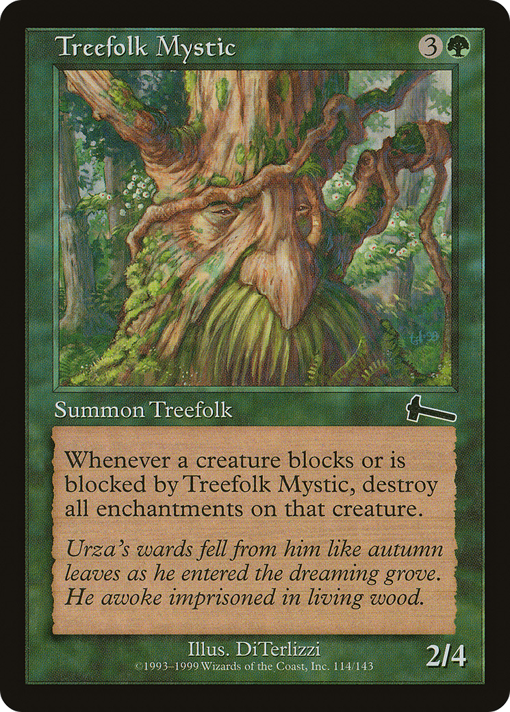 Treefolk Mystic [Urza's Legacy] Foil