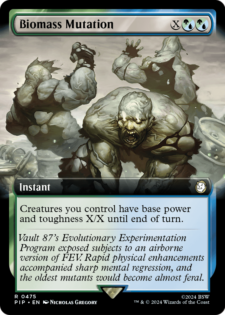 Biomass Mutation (Extended Art) [Fallout] Foil