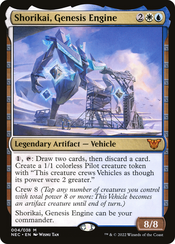 Shorikai, Genesis Engine [Kamigawa: Neon Dynasty Commander] Foil