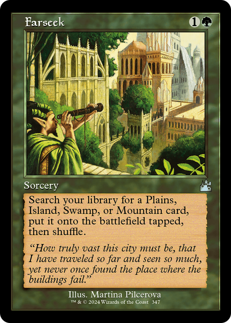 Farseek (Retro Frame) [Ravnica Remastered] Foil
