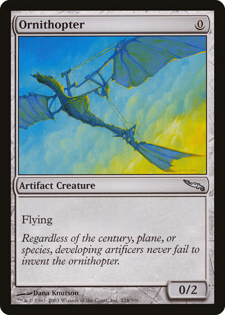 Ornithopter [Mirrodin] Foil