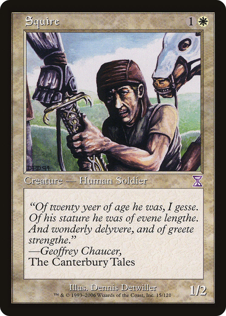 Squire [Time Spiral Timeshifted] Foil