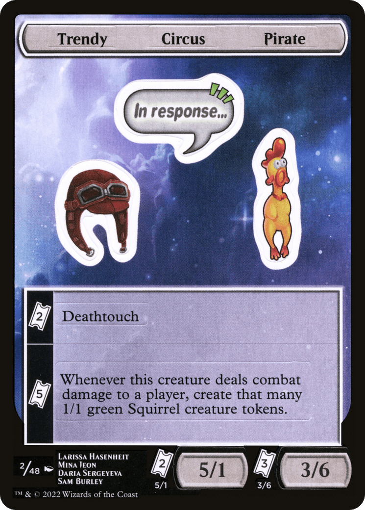 Trendy Circus Pirate [Unfinity Stickers]