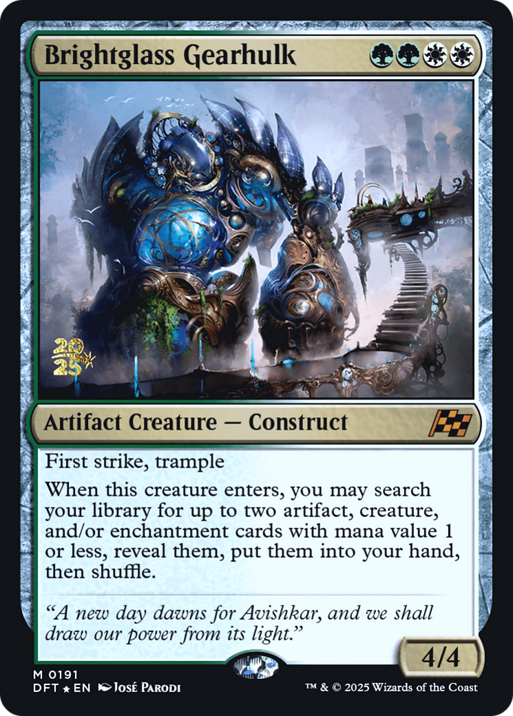 Brightglass Gearhulk (-191) [Prerelease Cards]  Foil