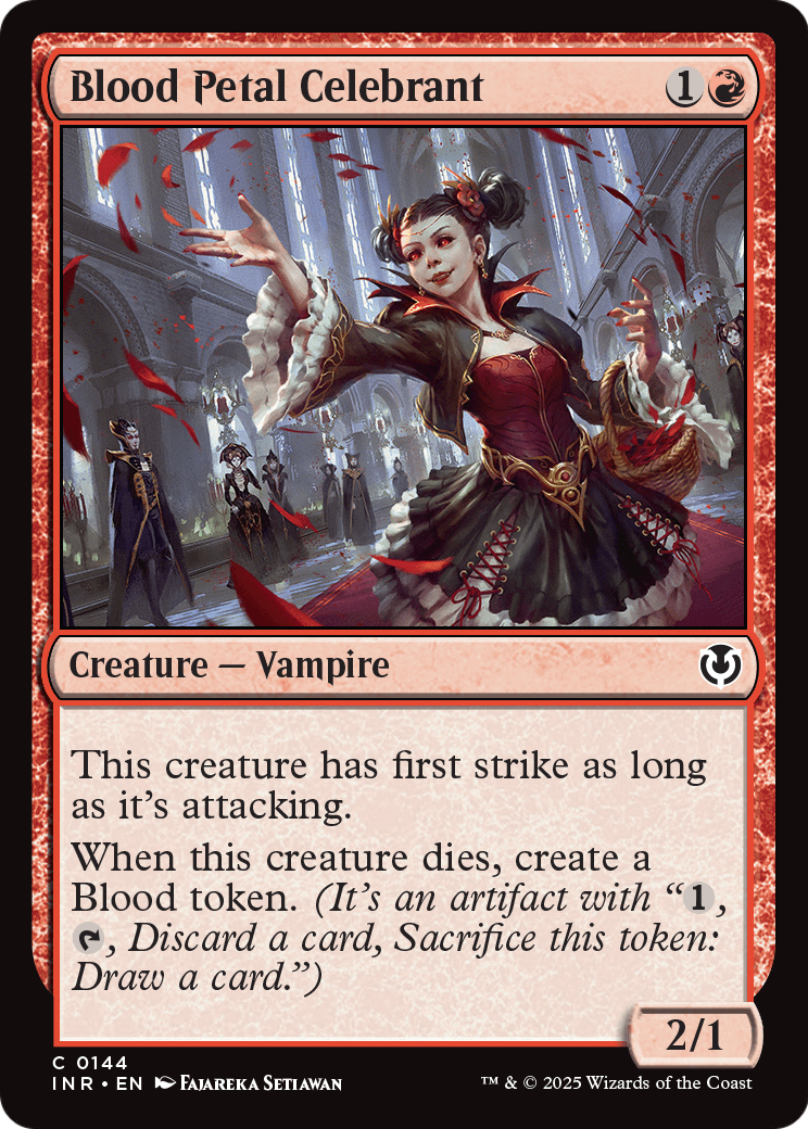 Blood Petal Celebrant (-144) [Innistrad Remastered]