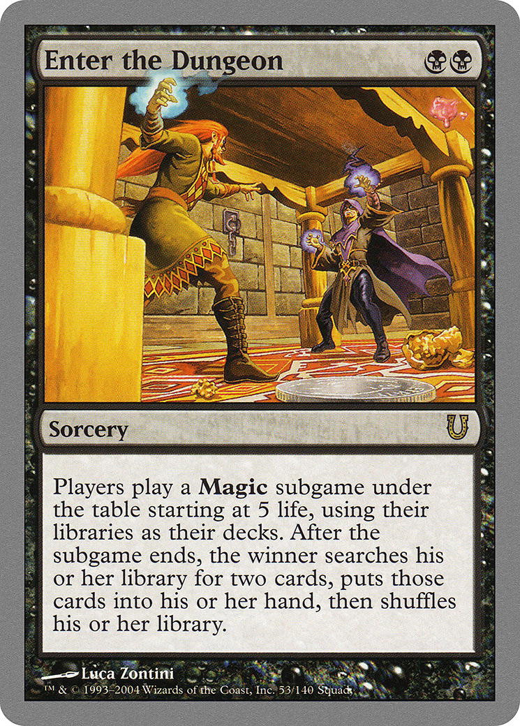 Enter the Dungeon [Unhinged] Foil