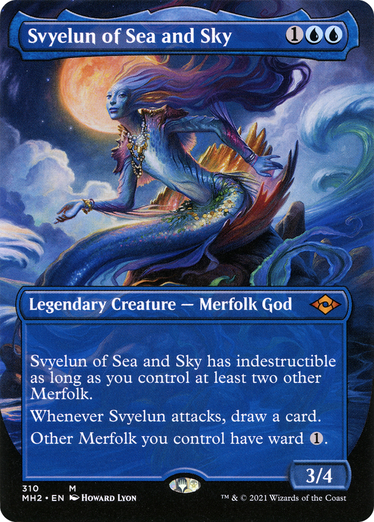 Svyelun of Sea and Sky (Borderless Alternate Art) [Modern Horizons 2] Foil