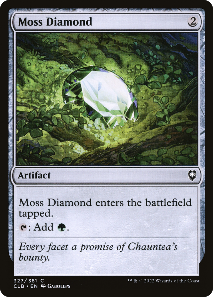 Moss Diamond [Commander Legends: Battle for Baldur's Gate] Foil