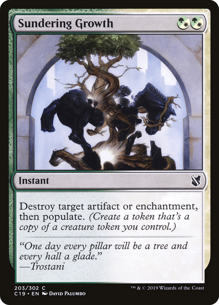 Sundering Growth [Commander 2019] Foil
