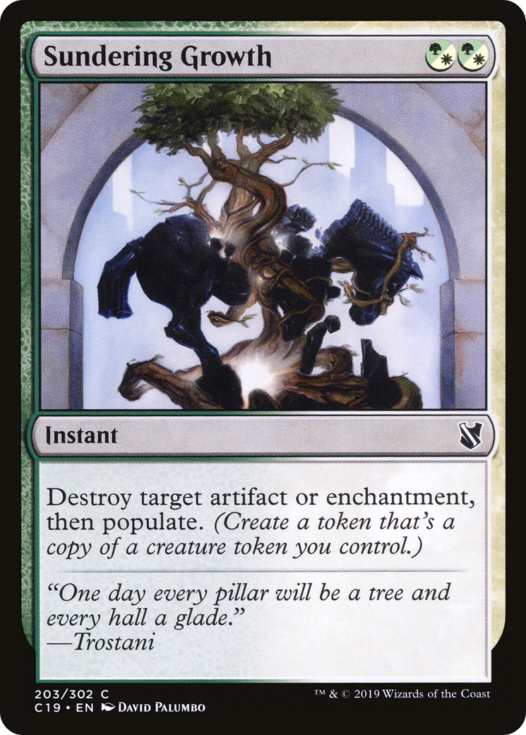 Sundering Growth [Commander 2019] Foil