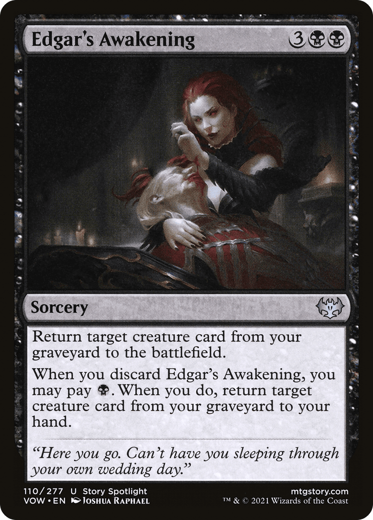 Edgar's Awakening [Innistrad: Crimson Vow] Foil
