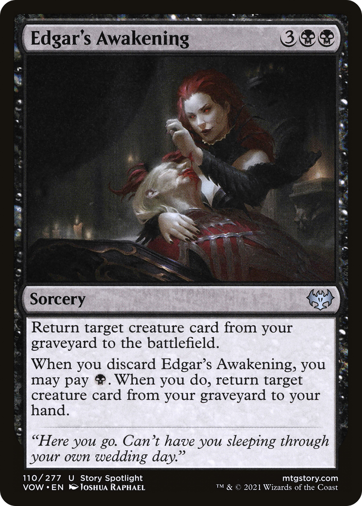 Edgar's Awakening [Innistrad: Crimson Vow] Foil