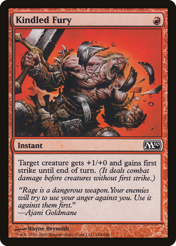 Kindled Fury [Magic 2010] Foil