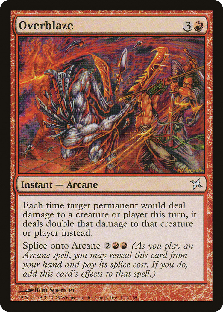 Overblaze [Betrayers of Kamigawa] Foil