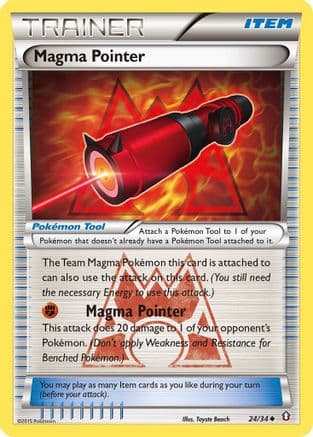 Magma Pointer 024/34 - Double Crisis Reverse Holofoil