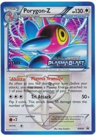 Porygon-Z (Team Plasma) BW84 (Prerelease) [Staff] BW84- Black and White Promos Holofoil