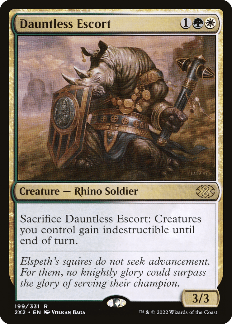 Dauntless Escort [Double Masters 2022]