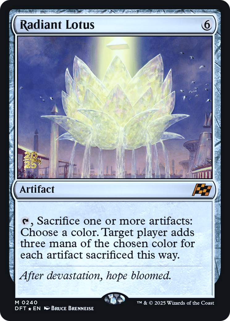 Radiant Lotus (-240) [Prerelease Cards]  Foil