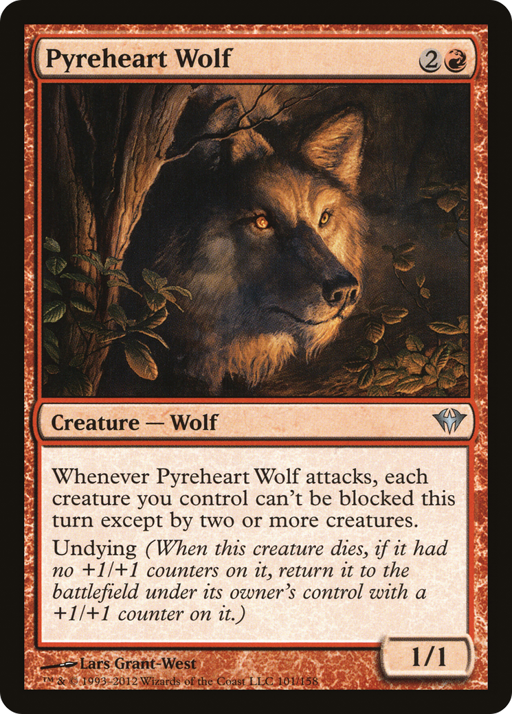 Pyreheart Wolf [Dark Ascension] Foil