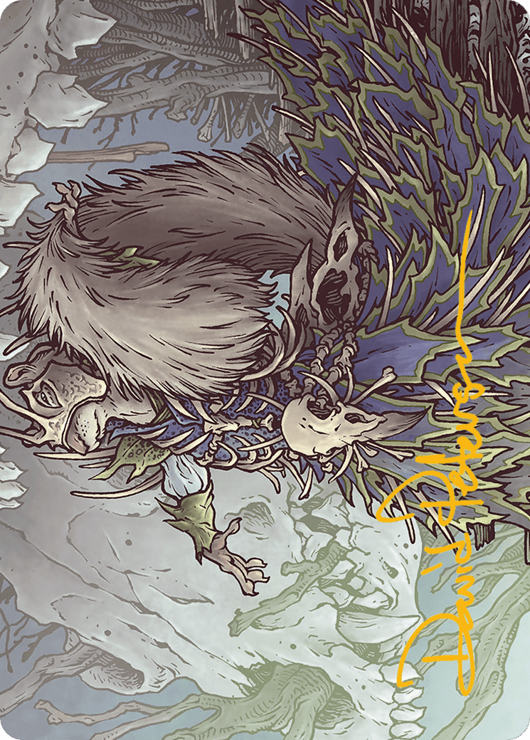 Camellia, the Seedmiser // Camellia, the Seedmiser (ABLB-047) - Bloomburrow Art Series (Borderless) Foil