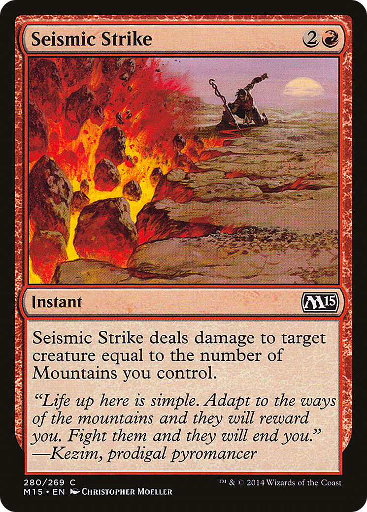 Seismic Strike (280) [Magic 2015]  Foil