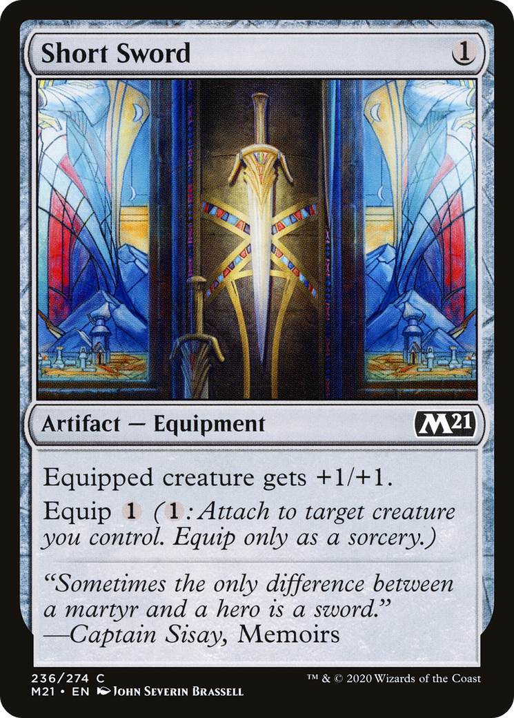 Short Sword [Core Set 2021] Foil