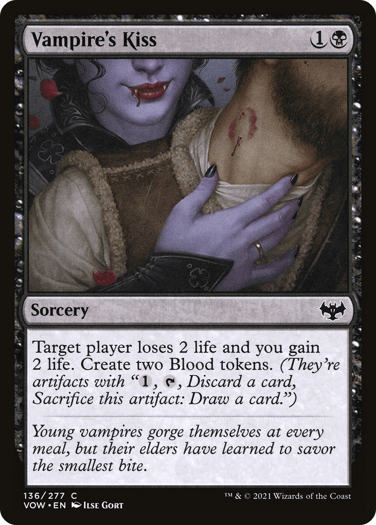 Vampire's Kiss [Innistrad: Crimson Vow] Foil