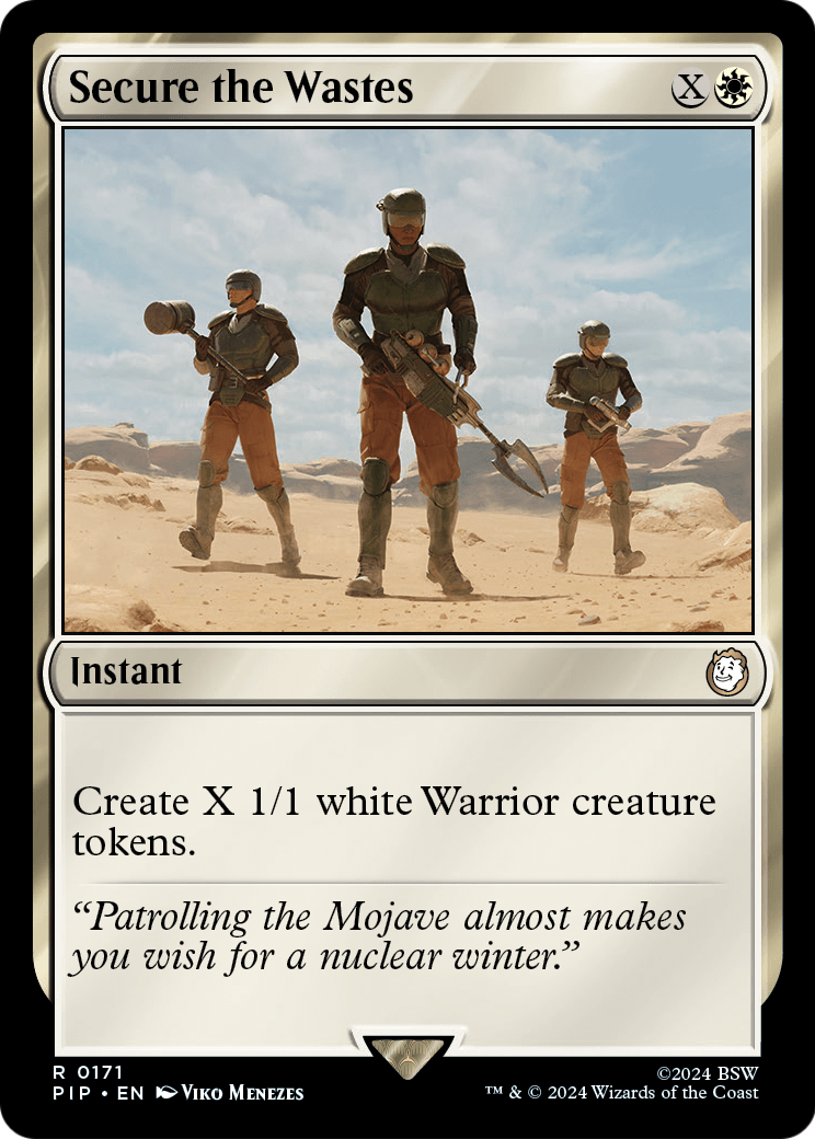 Secure the Wastes [Fallout] Foil