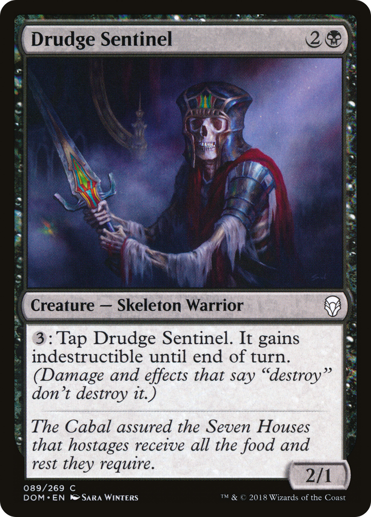 Drudge Sentinel [Dominaria] Foil