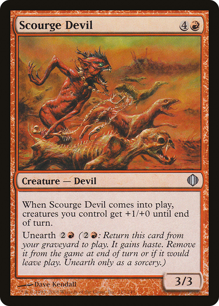 Scourge Devil [Shards of Alara] Foil