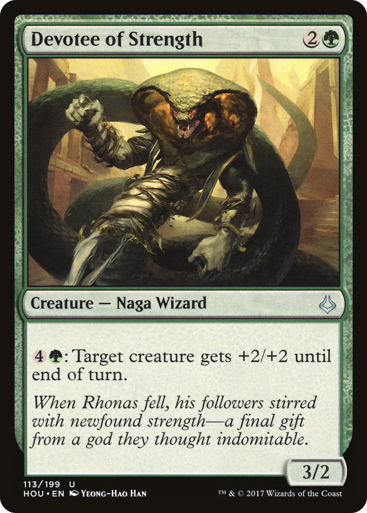 Devotee of Strength [Hour of Devastation] Foil