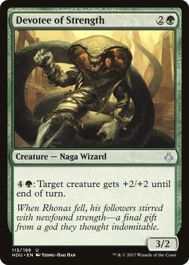Devotee of Strength [Hour of Devastation] Foil